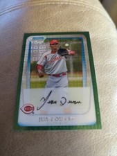 ⚾️2011 bowman chrome JUAN DURAN (rookie/green-xfractor) #BCP196⚾️ *Reds*