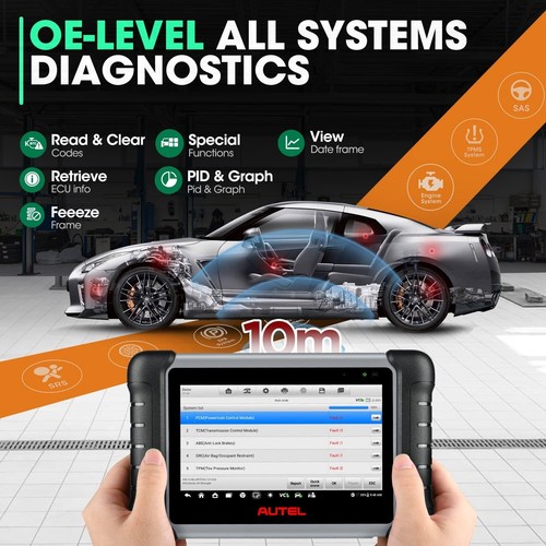 2025 Autel MaxiCom MK808BT Pro Bluetooth Car Diagnostic Tool Full System Scanner - Picture 7 of 18