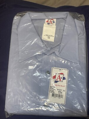 USPS Aplus button down short sleeve 17h 8132