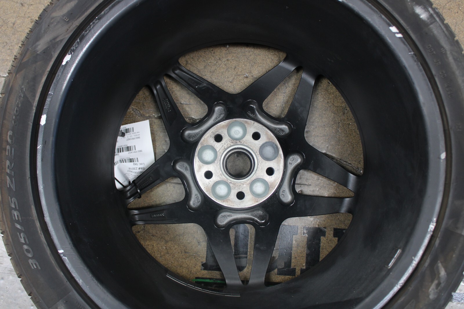 Ferrari 599 GTB, Rear Wheel, Bent Lip, Used, P/N 211025