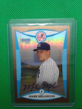 2008 Mark Melancon Bowman Chrome Gold Refractor Auto RC 26/50 Yankees