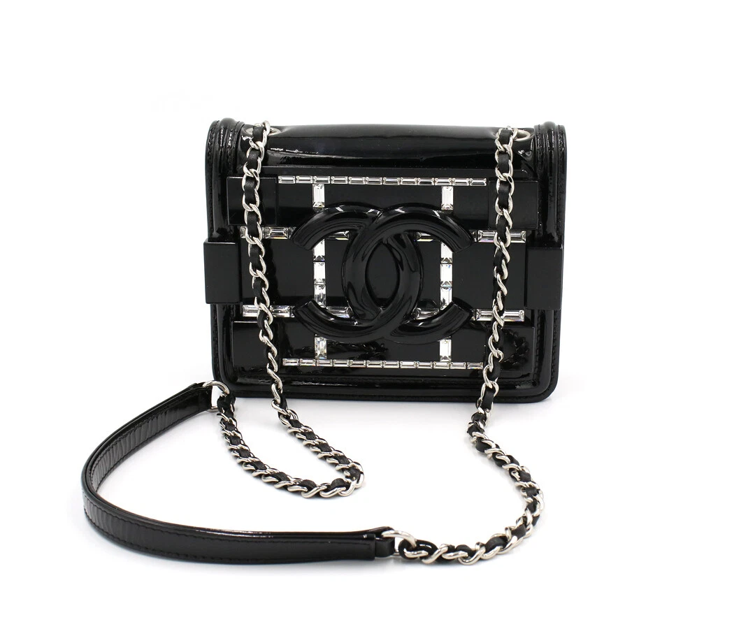 Chanel Crystal & Plexiglass Boy Brick Flap Bag