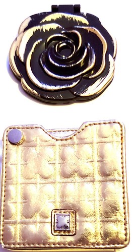 Unique Pair of 3" Mirror Compacts