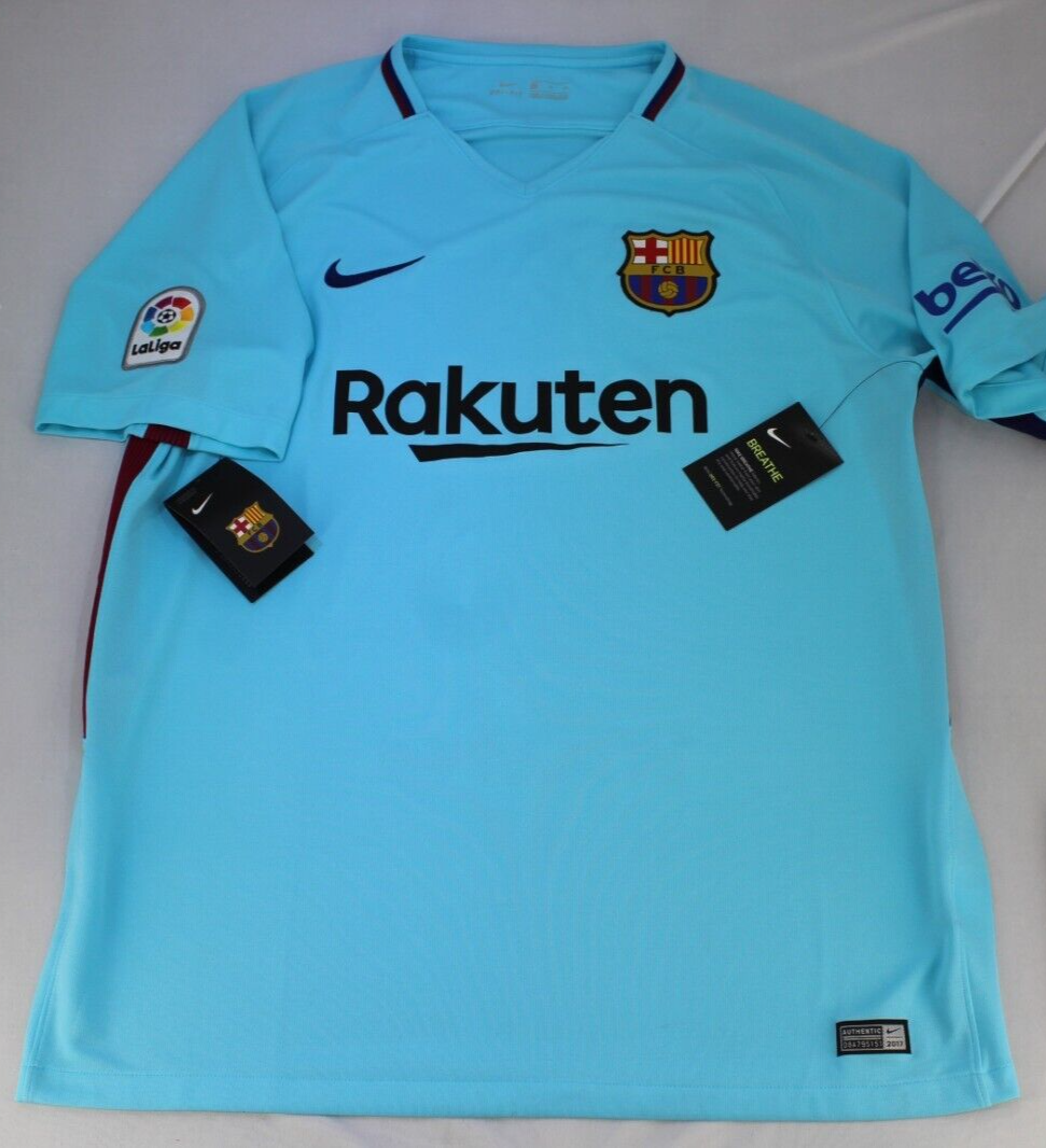 Club Barcelona FC Authentic Nike Jersey XLarge 2017-2018 T | eBay