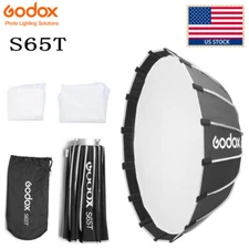 US Godox S65T 65cm/25.6'' Quick Release Flash Umbrella Softbox Fr AD400Pro SK400