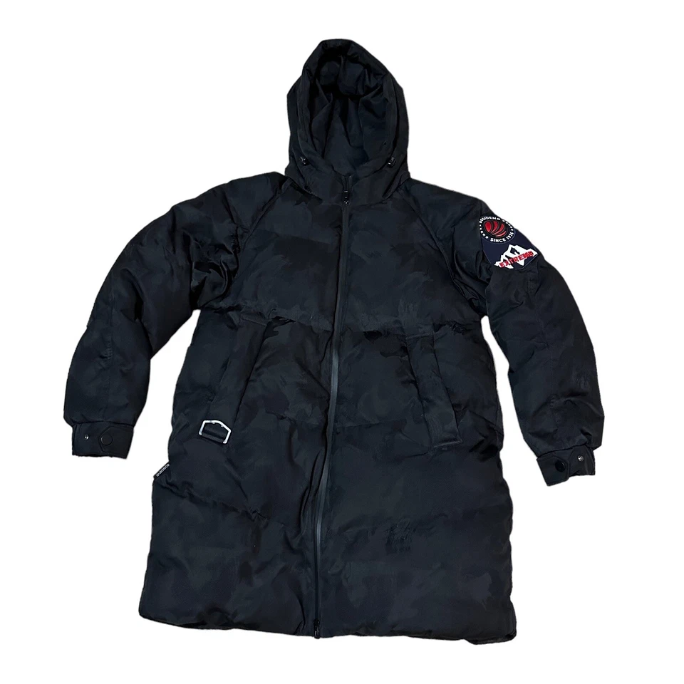 Abrigo de plumón de ganso Bosideng para mujer M 175/92A negro Parka calor vida al aire libre extrema