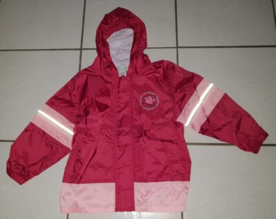 Regenjacke, Farben rot und rosa, Marke alive, Größe 98_104