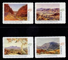 AUSTRALIA 2002 BIRTH CENTENARY OF ALBERT NAMATJIRA (ARTIST) SET  VFU 