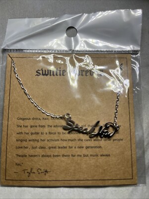 Taylor Swift Inspired Necklace SpeakNow Eras Silver Tone Jewelry Swiftie Fan New | eBay Taylor Swift Inspired Necklace SpeakNow Eras Silver Tone Jewelry Swiftie Fan New | eBay