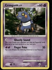 Croagunk Common - DP Mysterious Treasures 78/123 2007 LP+ Pokemon