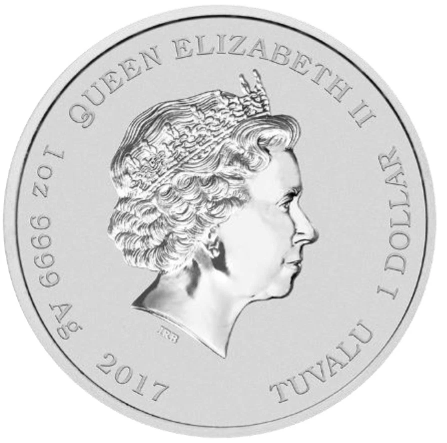 2017 Perth Mint Tuvalu GHOSTBUSTERS CREW 1 oz Silver Proof $1 Coin - Image 2 of 4