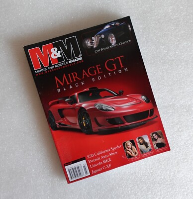 GEMBALLA 2005 CARRERA GT MIRAGE M&M MAGAZINE MAKES & MODELES