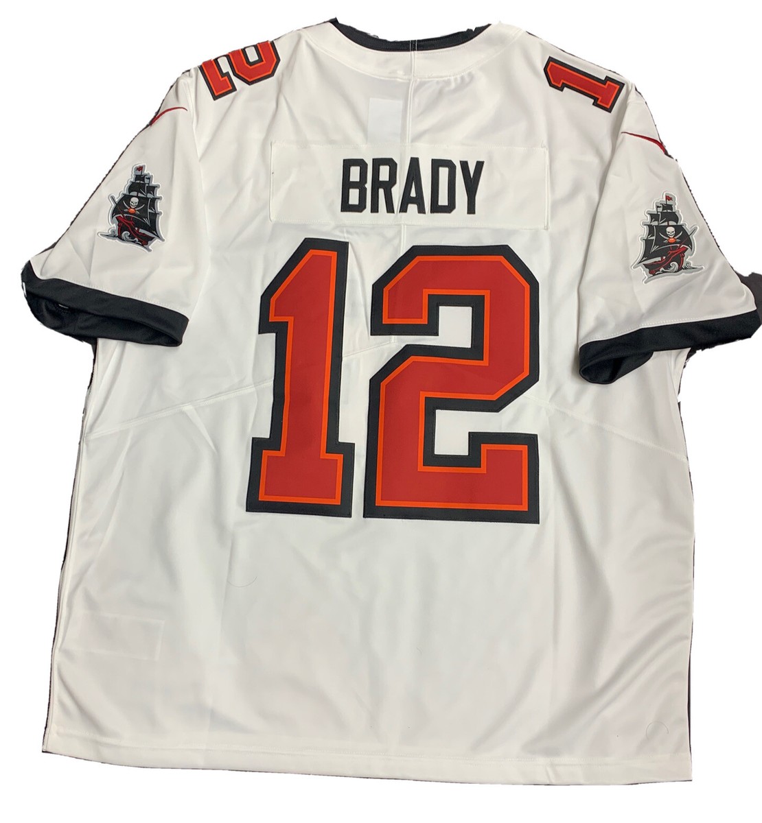 New Tom Brady Size 2XL Mens Tampa Bay Buccaneers White Vapor