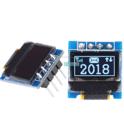 0,49'' I2C IIC OLED Weiß Display Bildschirm Modul SSD1306 64x32 für Arduino