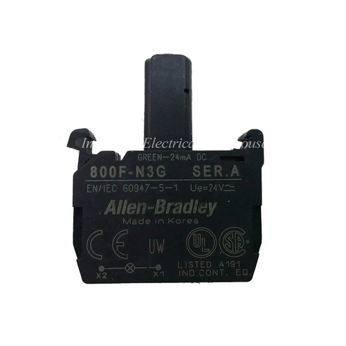 Allen-Bradley Lamp Module Integrated LED 24VAC/DC Green 800F-N3G - Picture 2 of 6