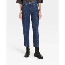 Universal Thread Women's High-Rise Vintage Straight Jeans Dark Wash Size 10