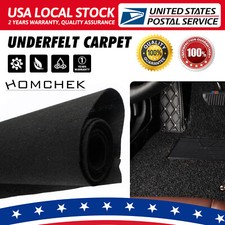 70.8"  39" Black Carpet Resists Stains Nonwoven Liner upholstery Fabric 19 Sqft