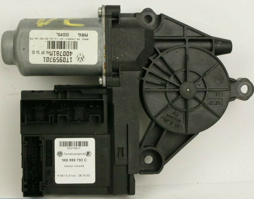 Image 1 - VW-SEAT-SKODA-RIGHT-DRIVER-SIDE-FRONT-WINDOW-MOTOR-CONTROL-MODULE-1K0959793C