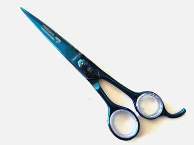 8'' German Barber Hair Trimming Cutting Scissors Shears Stainless Blue GERMAN