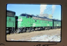 Original '82 Kodachrome Slide BN Burlington Northern 708 F7A Denver, CO    38L38
