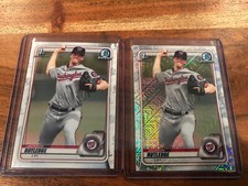 Jackson Rutledge 2020 1st Bowman Chrome: Mega Box Mojo Refractor + Base
