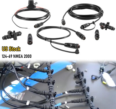 NMEA 2000 Starter Kit for Lowrance N2K-EXP-RD-2 Cable Kit with T-Connectors