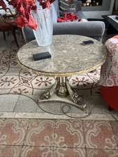 Tavolino Stile Impero Con Piano In marmo Lumachina