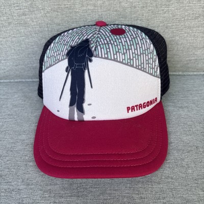 Patagonia Melt Down Interstate Hat Womens Pink Snap Back Rare EUC