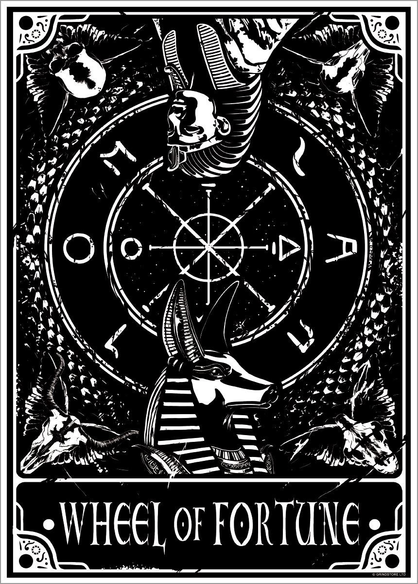 Deadly Tarot - Wheel Of Fortune Mini Poster