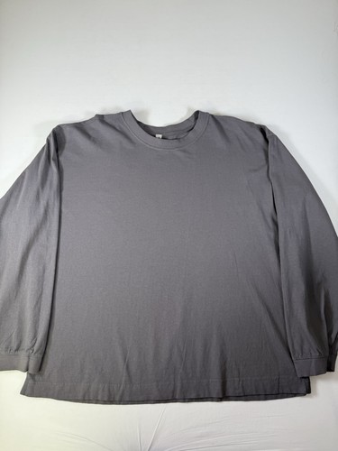 Free people  Hustle Layer Long Sleeve Gray Top Size L - Picture 3 of 9