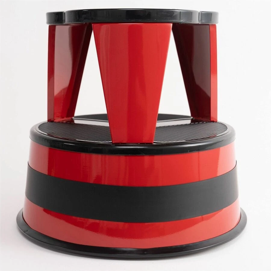 Cramer Kik-step 1001 Rolling Step Stool - 350 Lb Load Capacity - 14" - Red - Image 3 of 4