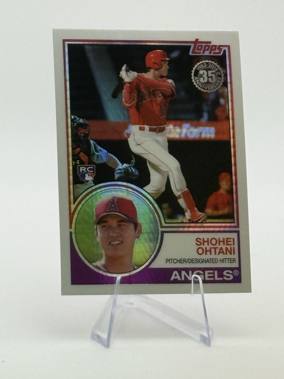 2018 Topps Shohei Ohtani 1983 Silver Pack Rookie Card #145 Topps Chrome Promo