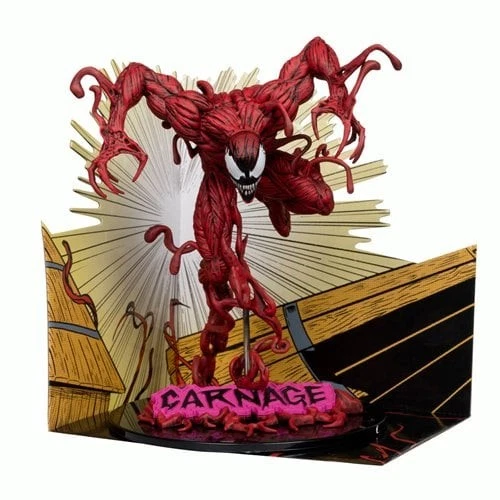 Marvel Wave 4 Carnage The Amazing Spider-Man #362 1:10 Scale Posed Fig. w/ Scene - Image 3 of 4