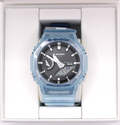 Casio G-SHOCK GA-B2100KB-2AJR ICERC Blau Skelett Solar Bluetooth Uhr Japan