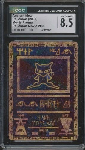 2000 Pokemon Movie Promo Ancient Mew CGC 8.5