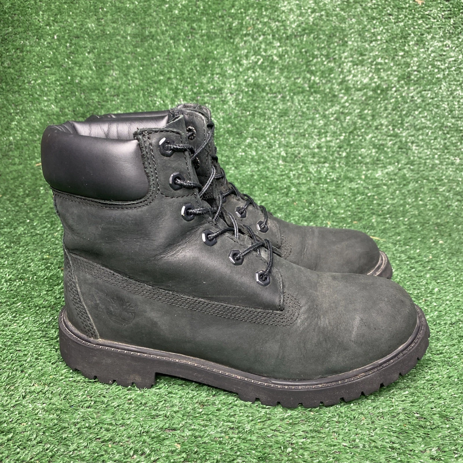 Timberland Stivali Donna Nero PREMIUM IMPERMEABILI 6 Pollici Taglia 8 (Uomo 6 5)