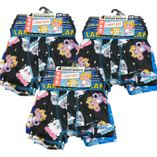 3 PACK Lanky Box Boys Boxer Briefs Underwear 4-Pack Size XS 4-5 NEW