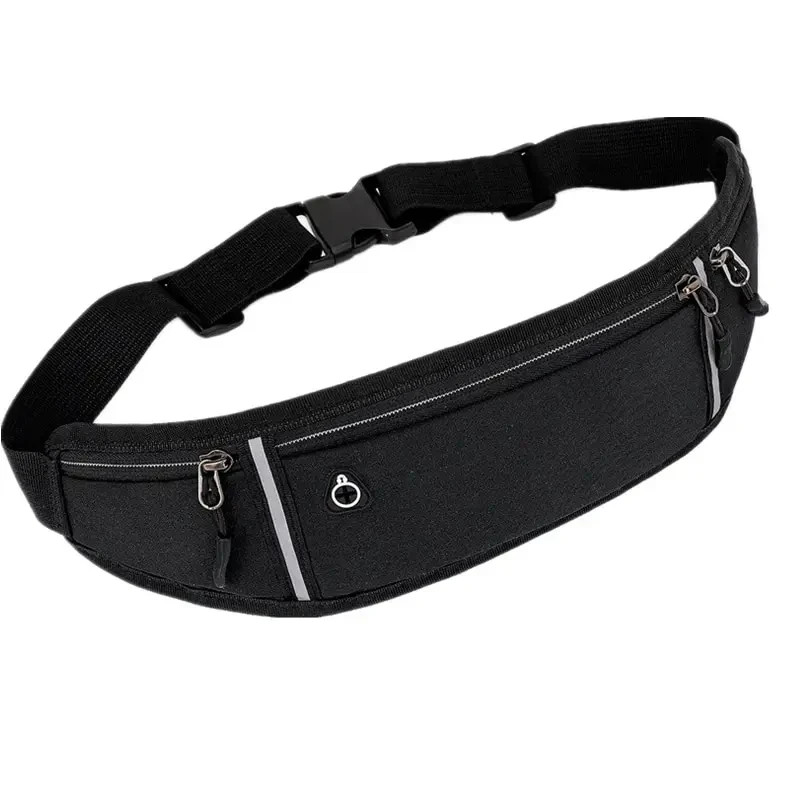 Waterproof Fitness Sport Running Waist Bum Bag Jogging Belt Pouch Zip Fanny Pack