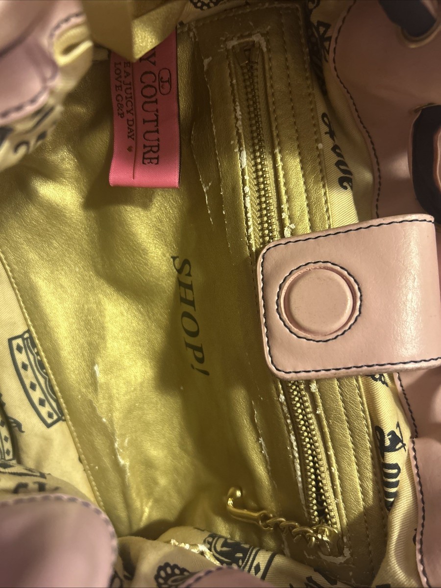 Juicy Couture Indigo Baby Pink Ribbon Bow Velour Daydreamer Juicy Couture Indigo Baby Pink Ribbon Bow Velour Daydreamer