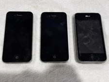 Lot Of 3 Old Apple Devices - iPhone 4 - iPhone 3 - FOR PARTS 
