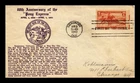 US COVER PONY EXPRESS 80TH ANNIVERSARY FDC SCOTT 894 THERMOGRAPHED CACHET