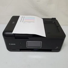 Canon TR8622 Color Inkjet Printer 350 Pg Ct LOW USE All-In-One Wi-Fi Duplex
