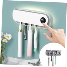 UV Toothbrush Holders for Bathrooms, Air DryingHolder Smart Home Large White