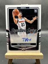 Trey Alexander 2024-25 Panini Optic Signature Series Rookie RC AUTO #SS-ALX
