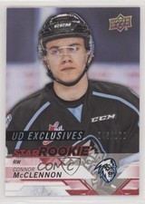 2018-19 Upper Deck CHL Star Rookies Exclusives 45/100 Connor McClennon #372 i9y