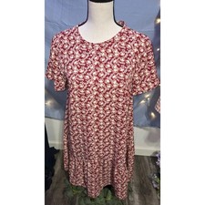 NWT Loft Floral Flounce Swing Dress Sz S MSRP $79.50