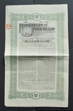 Brazylia - Gmina Para (Belem) - 1915 - 5% obligacji za 10 funtów