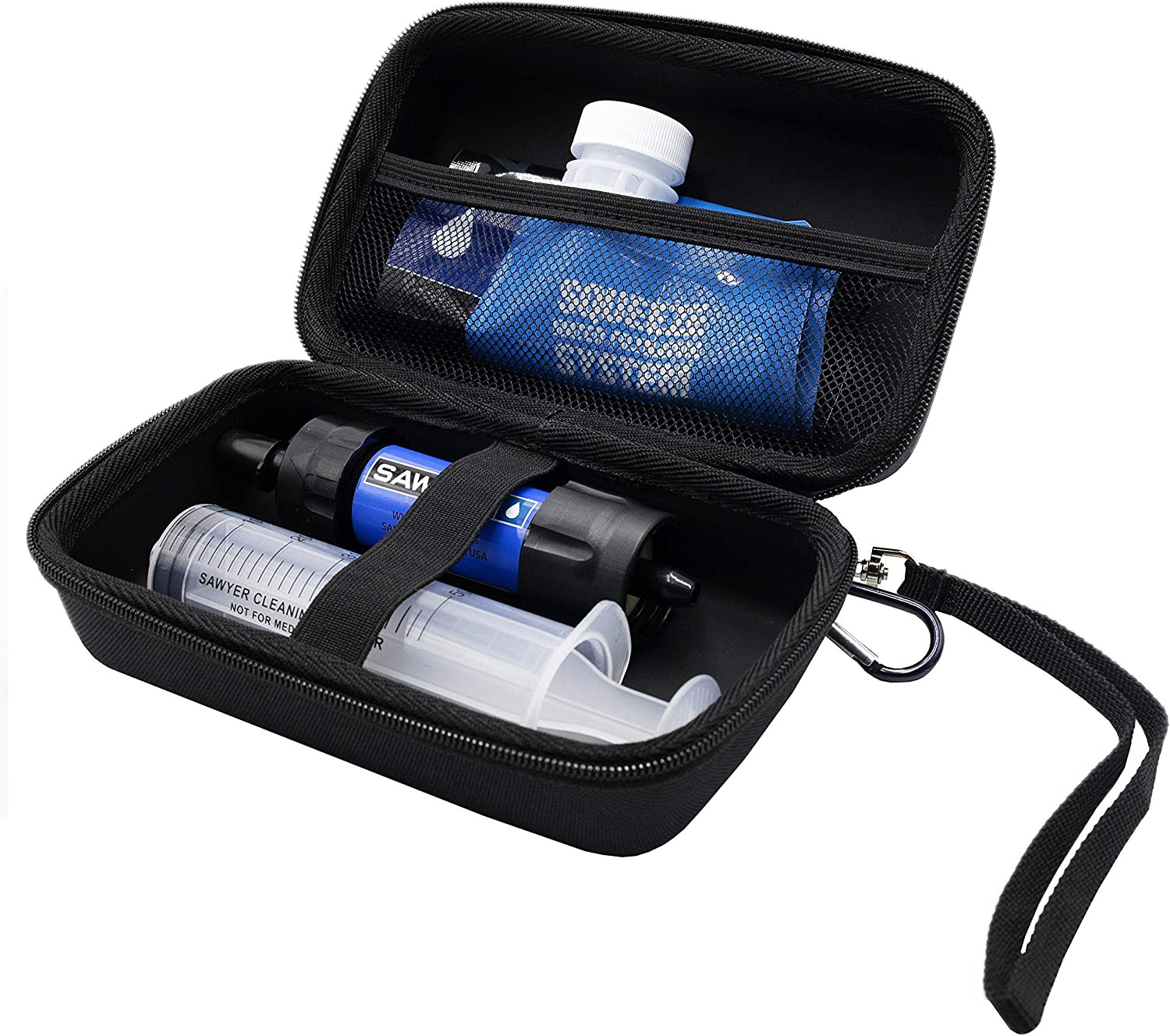 (Case ONLY Carrying Case for Sawyer Mini Water Filter, Shockproof Hard Travel St