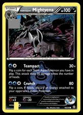 Team Aqua's Mightyena Double Crisis Common 18/34 2015 Pokemon TCG on eBay