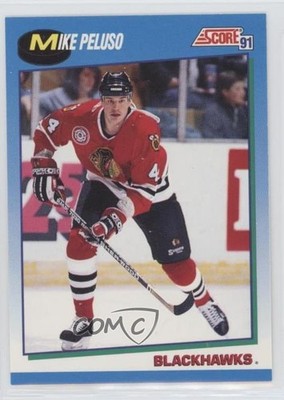 1991-92 Score Canadian Mike Peluso #529 0a4